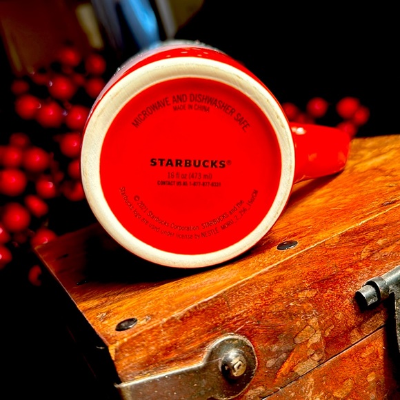 Starbucks 2021 Valentines Day Heart Mug 16oz - Picture 6 of 6